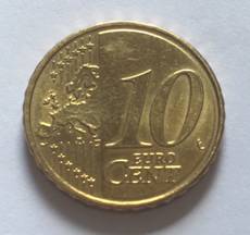 hybride 2 cent-10 cent sur flan de 10 cent (2)